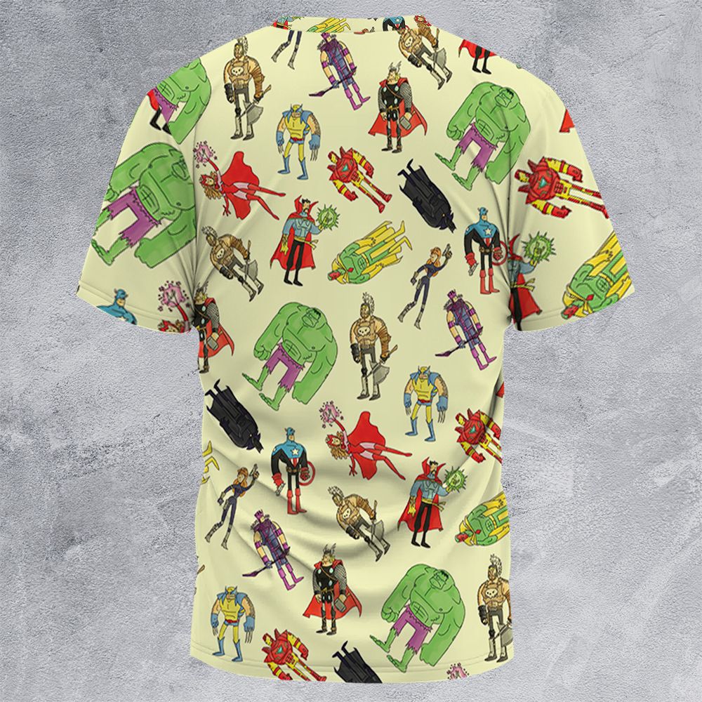 All-Over Print Unisex T-Shirt - XHPQ167F - - 4