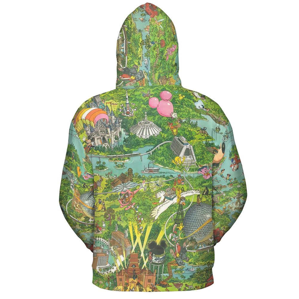 All-over Print Hoodie - - 4