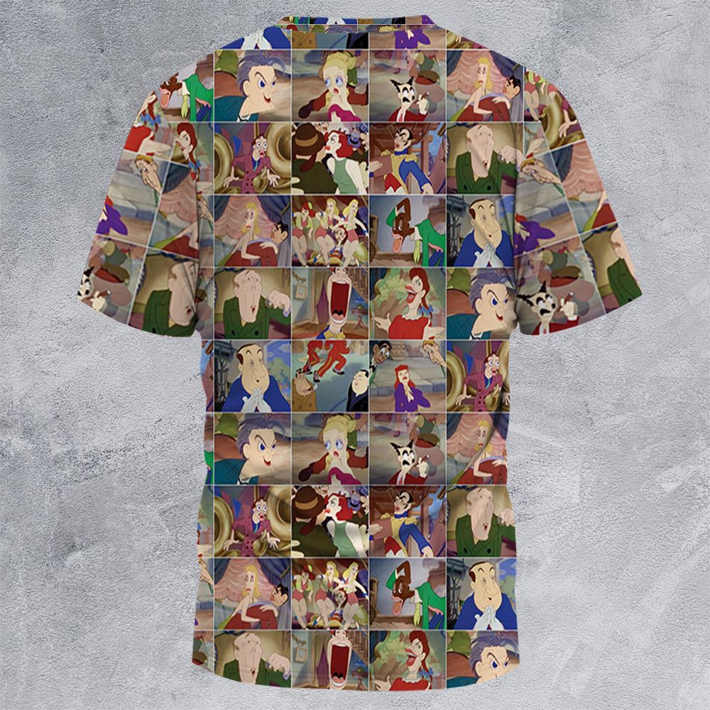 All-Over Print Unisex T-Shirt - 3HT24DA8 - - 4