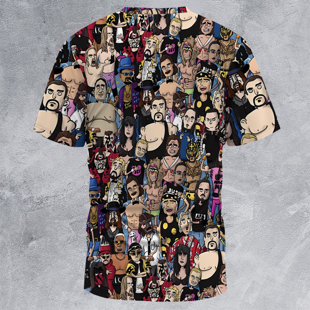 All-Over Print Unisex T-Shirt - 6SPDLC59 - - 4