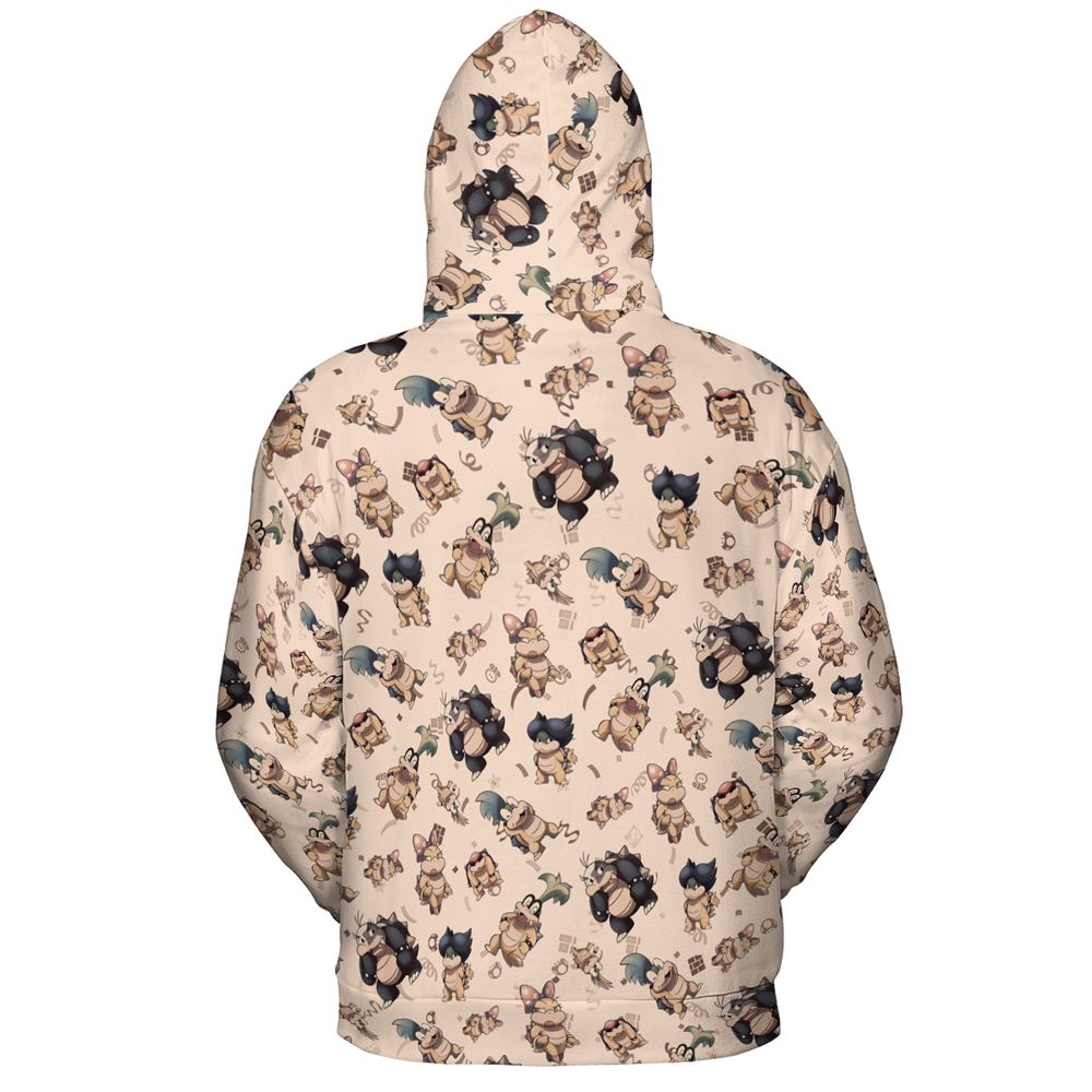 All-over Print Hoodie - QPE6RNFT - - 4
