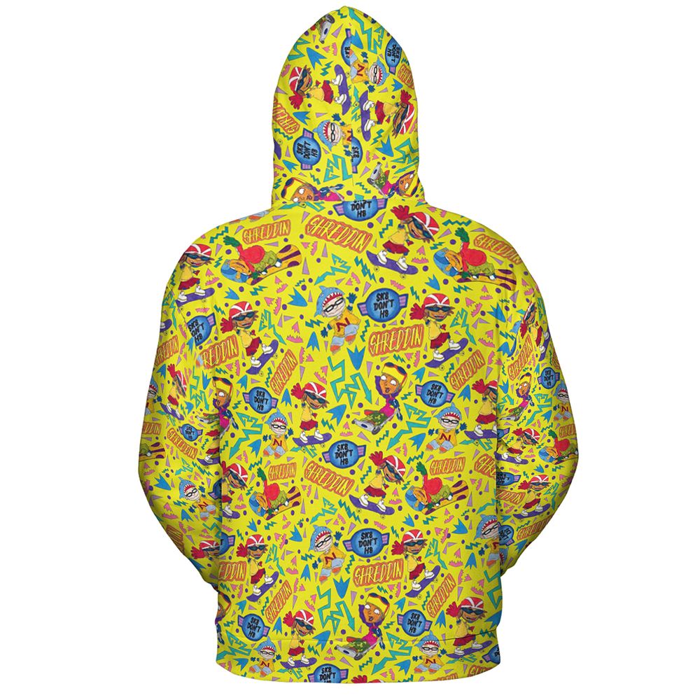 All-over Print Hoodie - SQBTNUUN - - 4