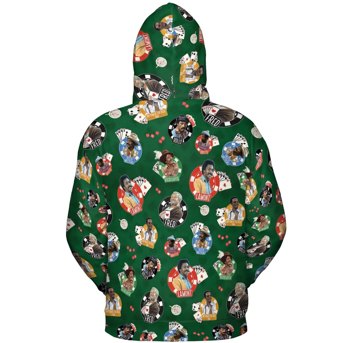 All-over Print Hoodie - J1DS5QUF