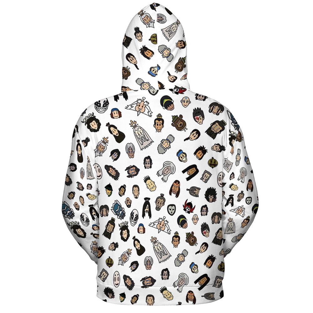 All-over Print Hoodie - V2ZKZ329 - - 4
