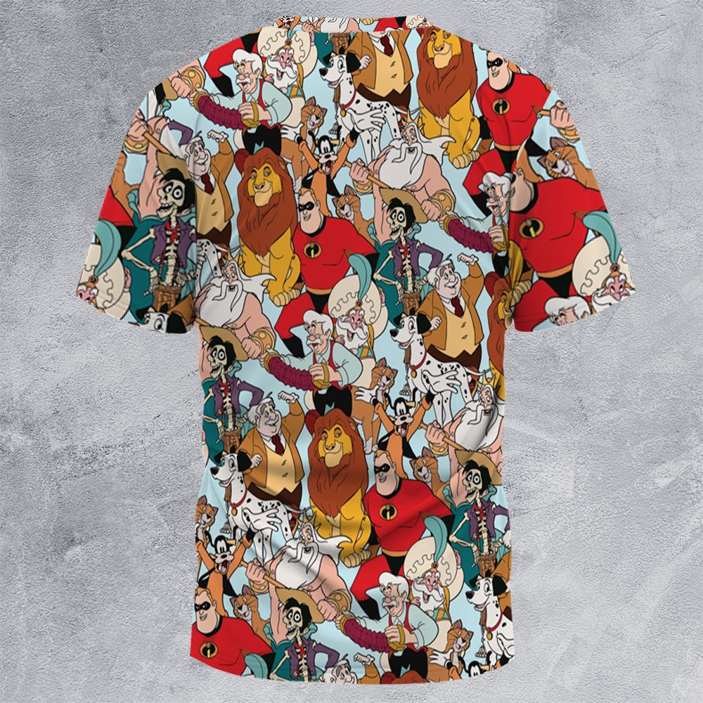 All-Over Print Unisex T-Shirt - VMDFN8B4 - - 4