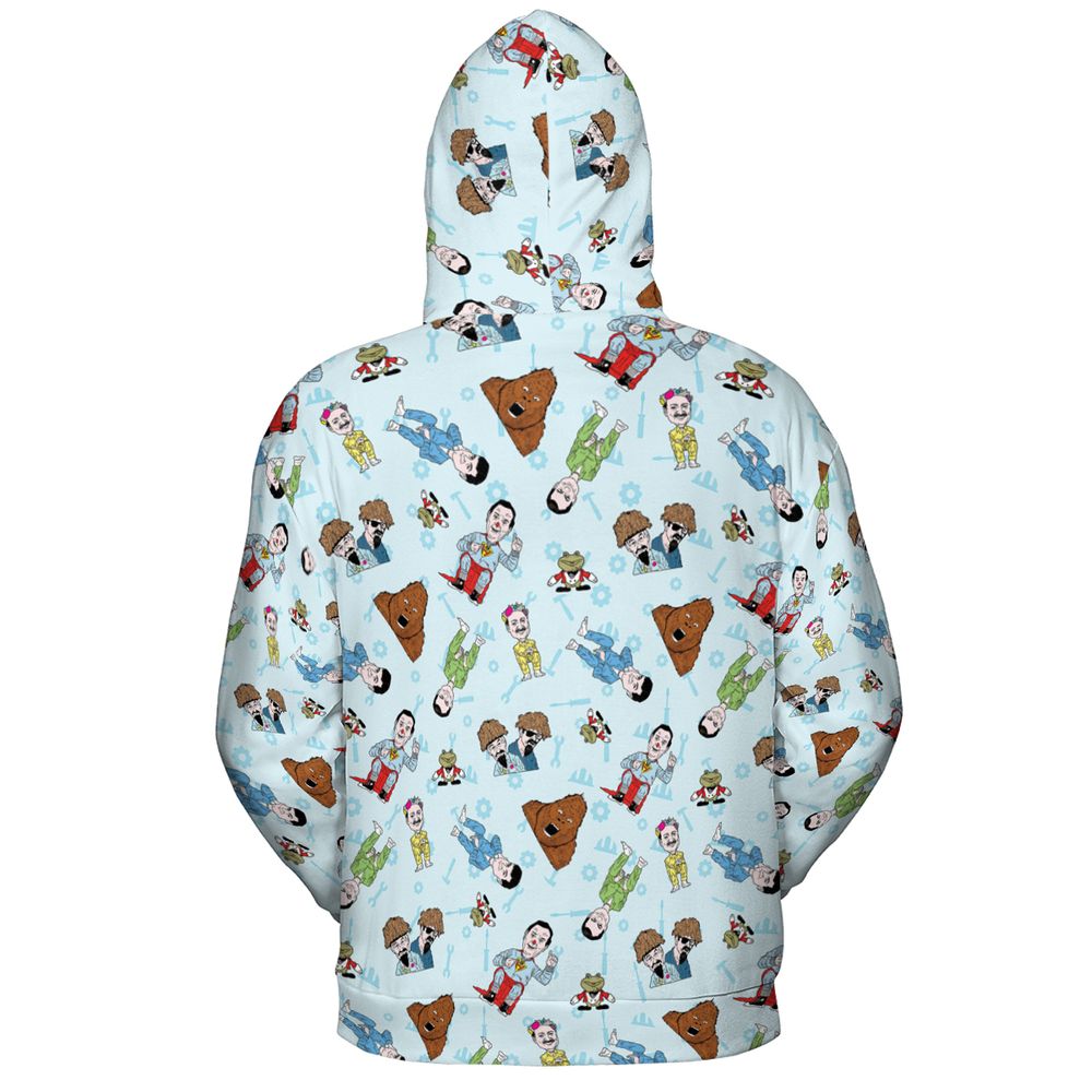 All-over Print Hoodie - JVZLBDTG - - 4