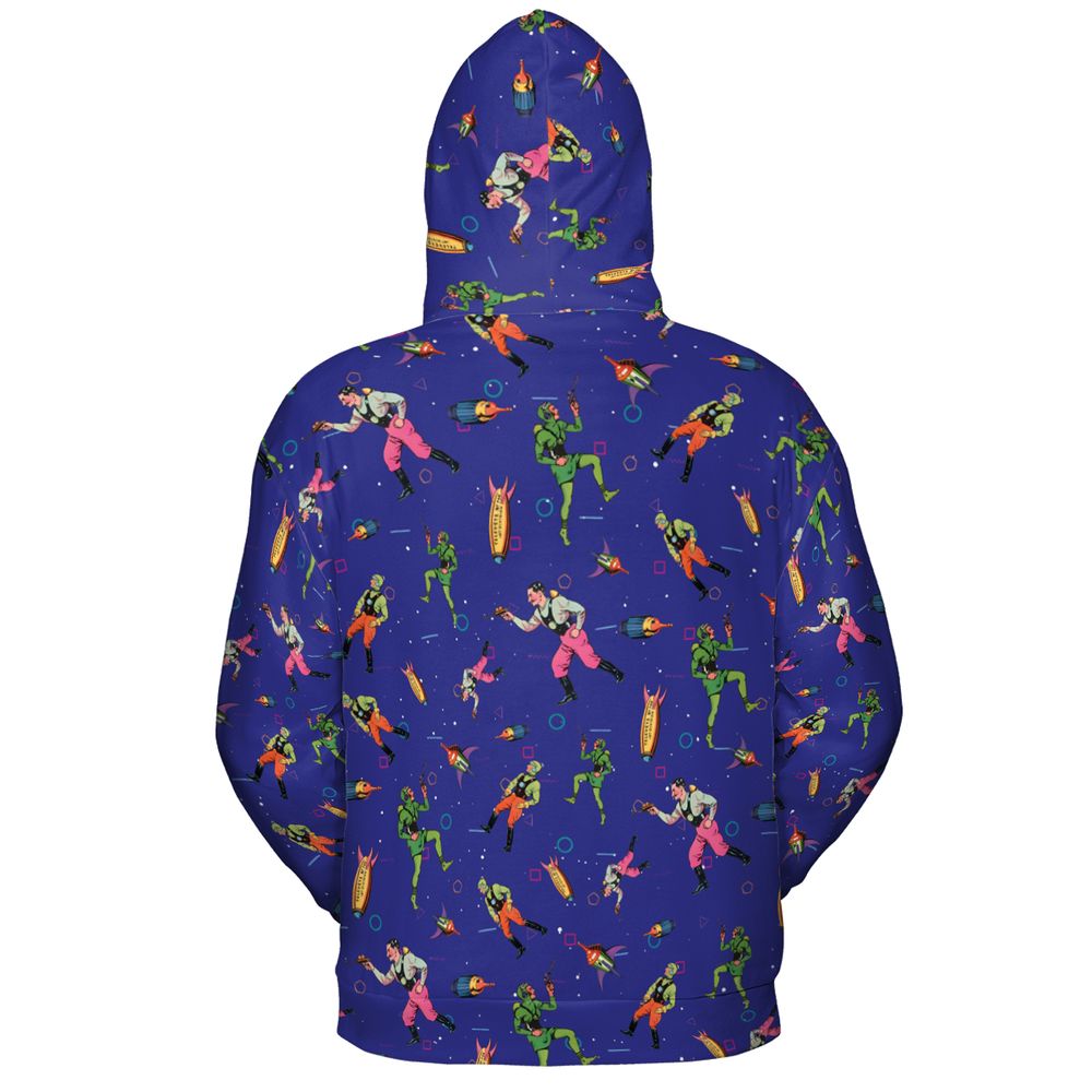 All-over Print Hoodie - KF6879XR - - 4