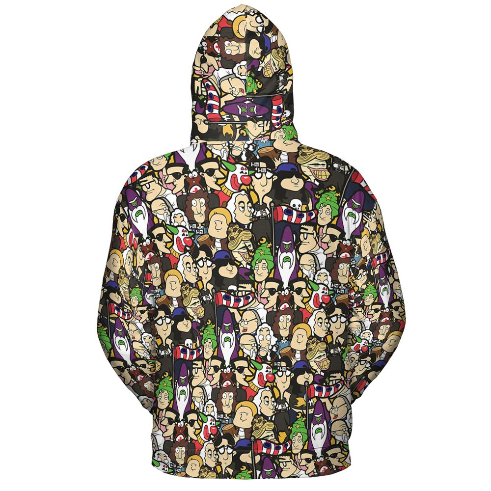 All-over Print Hoodie - 2QHMPNL9 - - 4