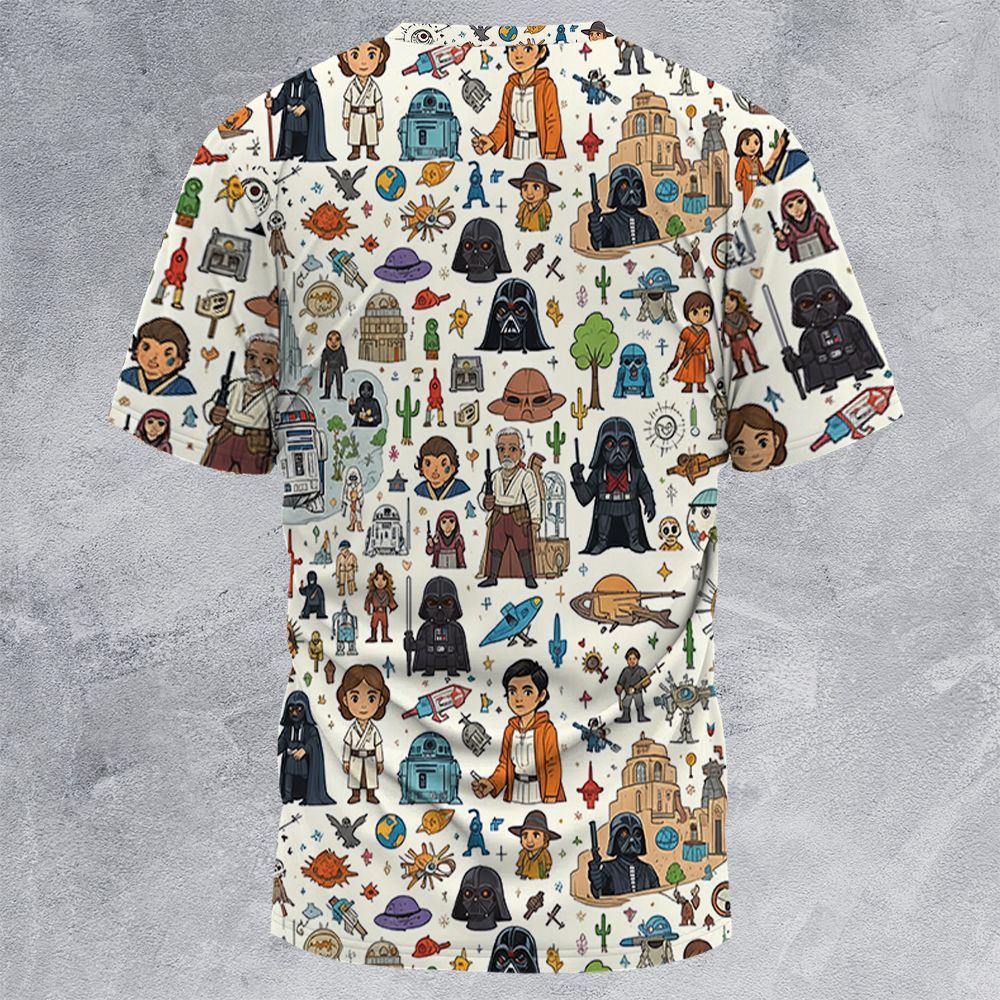 All-Over Print Unisex T-Shirt - XJFTLA7L - - 4