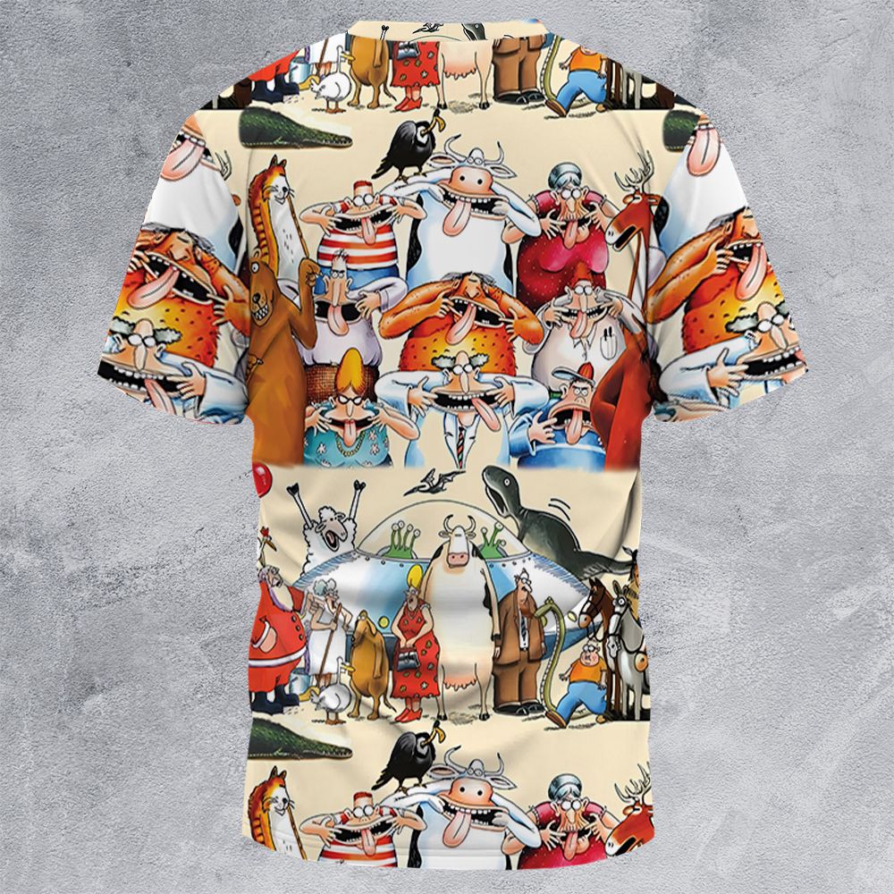 All-Over Print Unisex T-Shirt - 8ZTVF173 - - 4