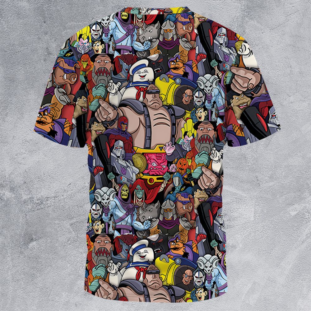All-Over Print Unisex T-Shirt - Z6LT18F5 - - 4