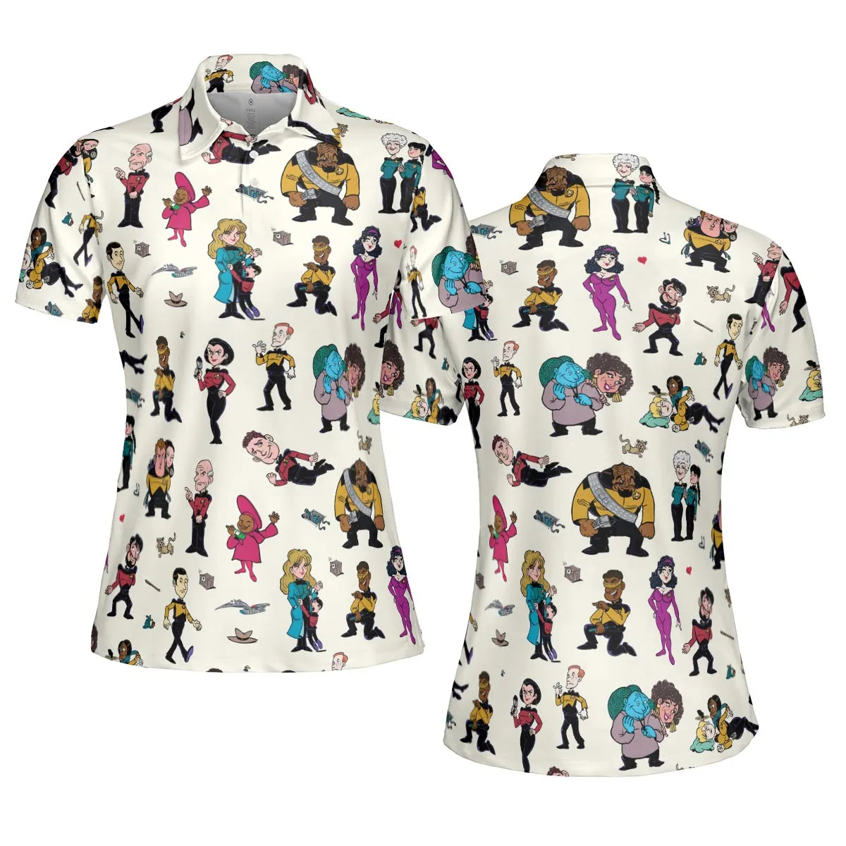 AOP Men/Women Polo Shirt - WCJVHPQ5