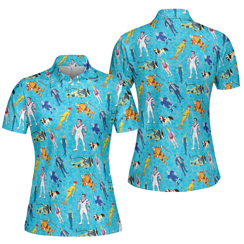 AOP Men/Women Polo Shirt - XF6M1NC3 - - 5