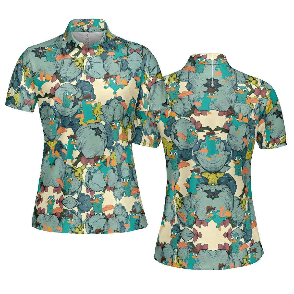 AOP Men/Women Polo Shirt - 8AYM5HAK