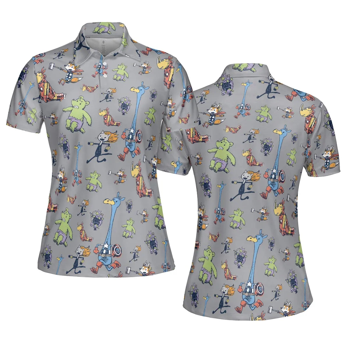 AOP Men/Women Polo Shirt - HEYUYU2X