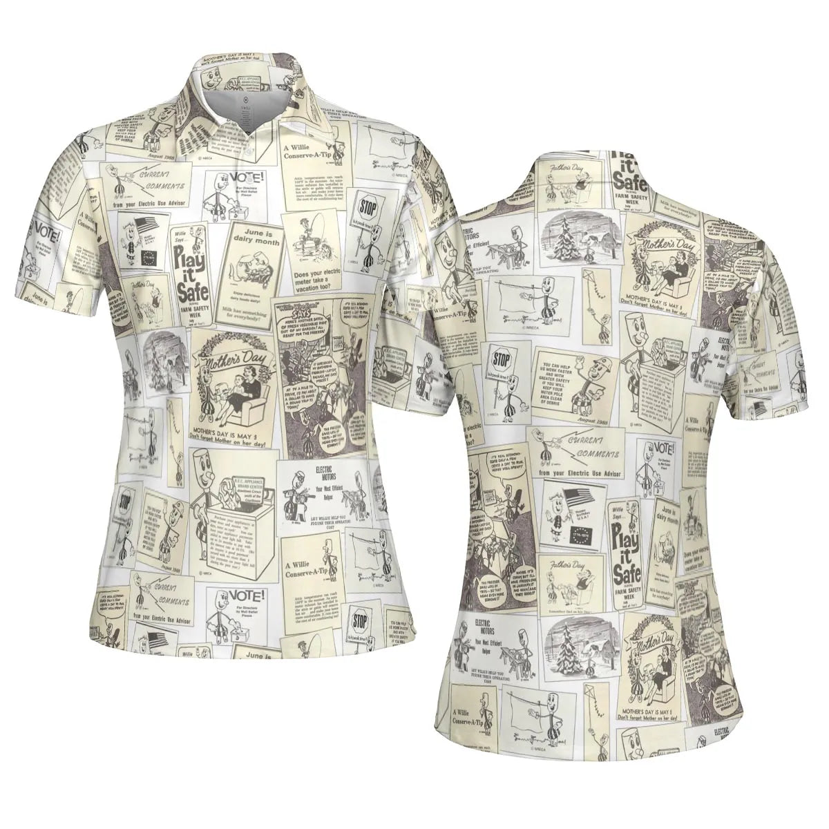AOP Men/Women Polo Shirt - V95VKRB8