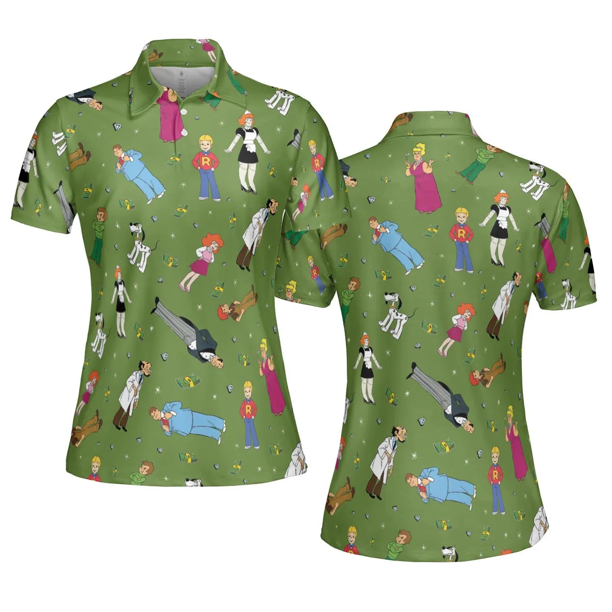 AOP Men/Women Polo Shirt - MAGMAQ52