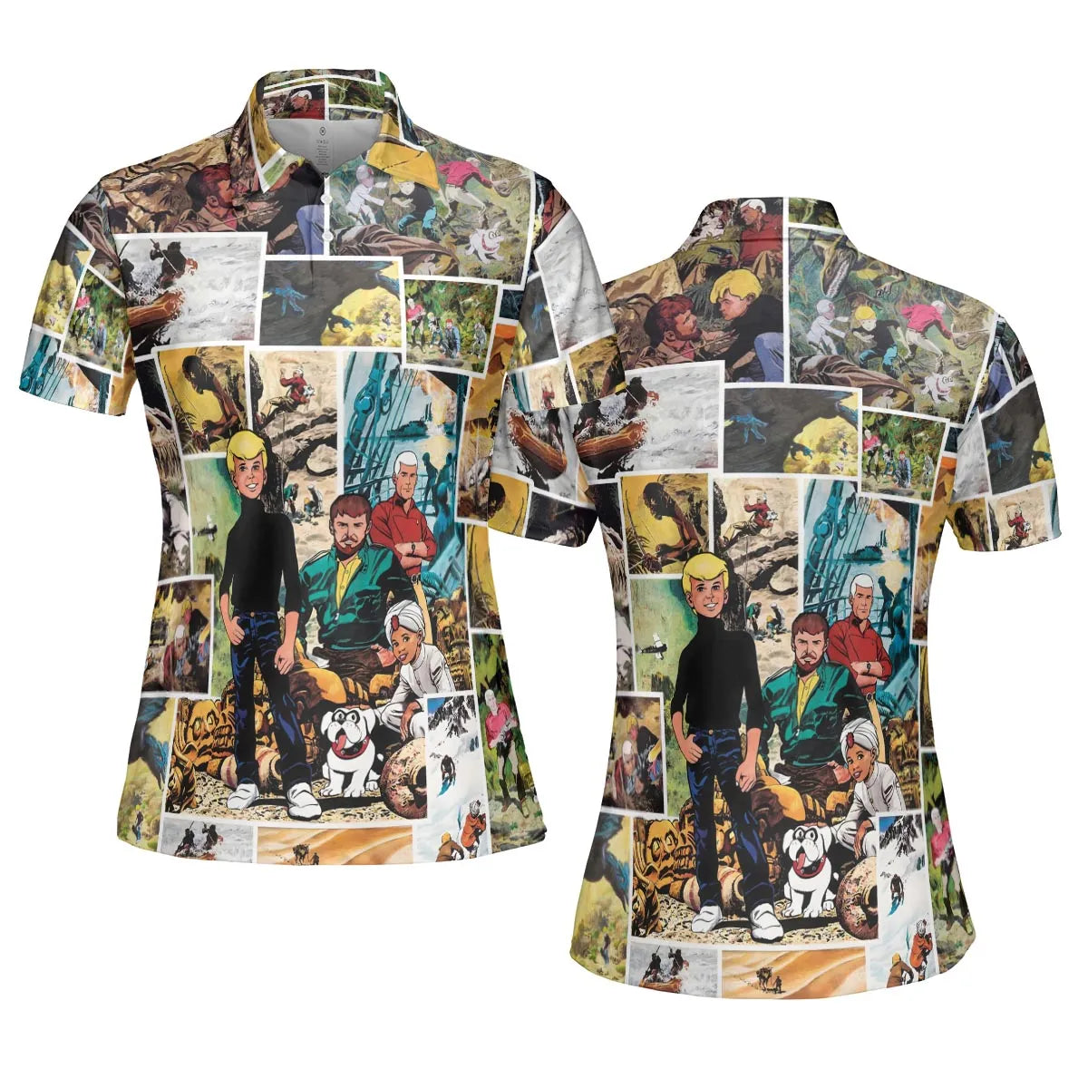AOP Men/Women Polo Shirt - 6F6FYYAC