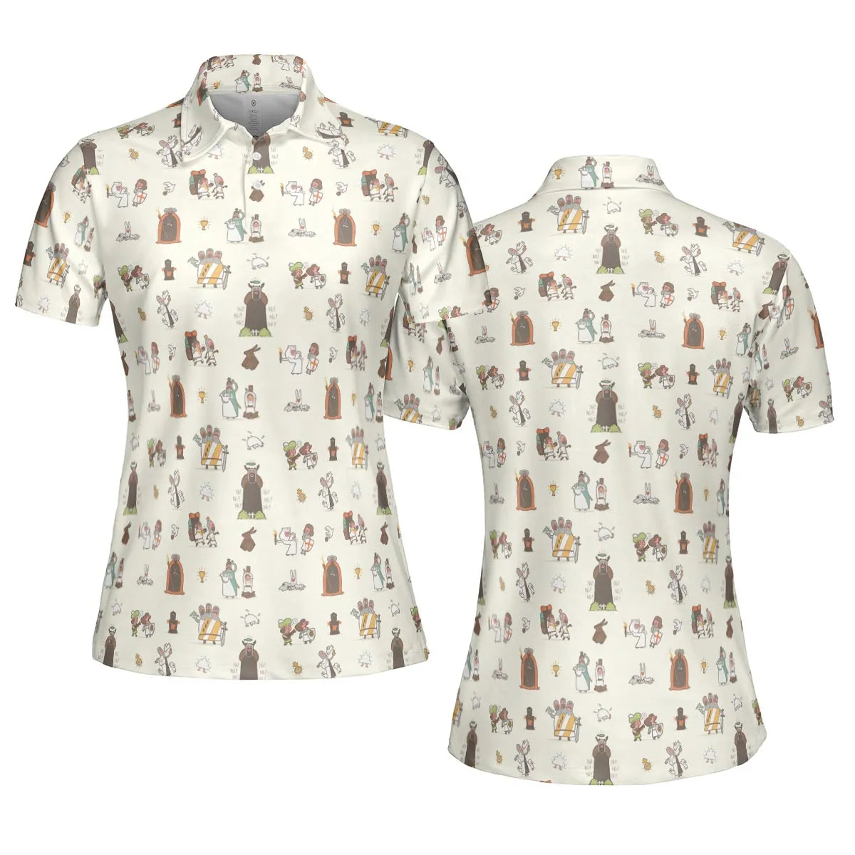 AOP Men/Women Polo Shirt - YJF7WWCF