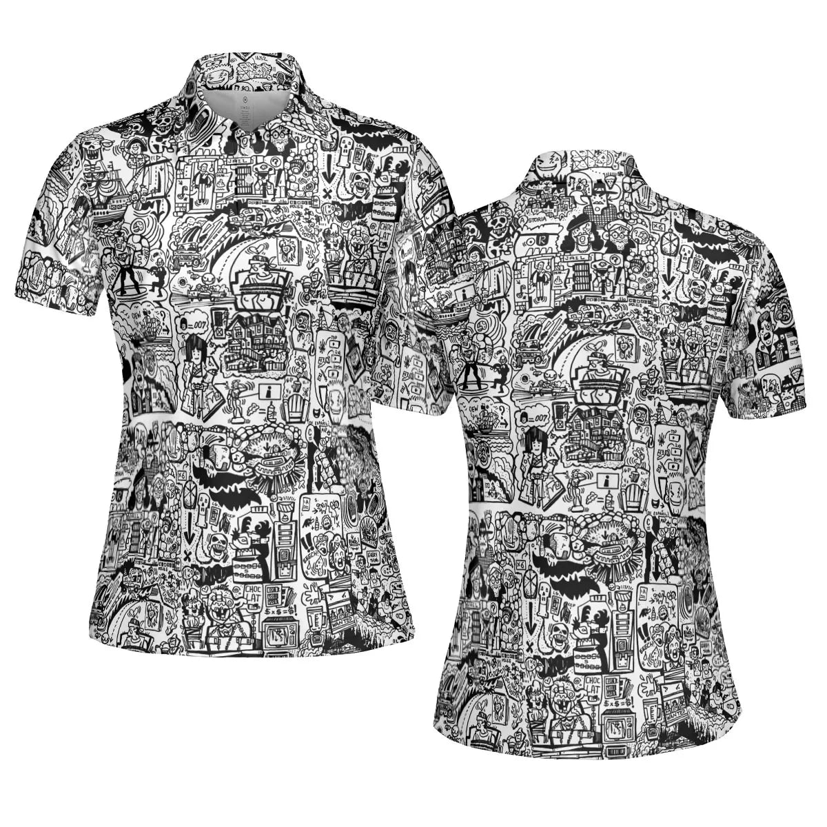 AOP Men/Women Polo Shirt - HEZUUQBM