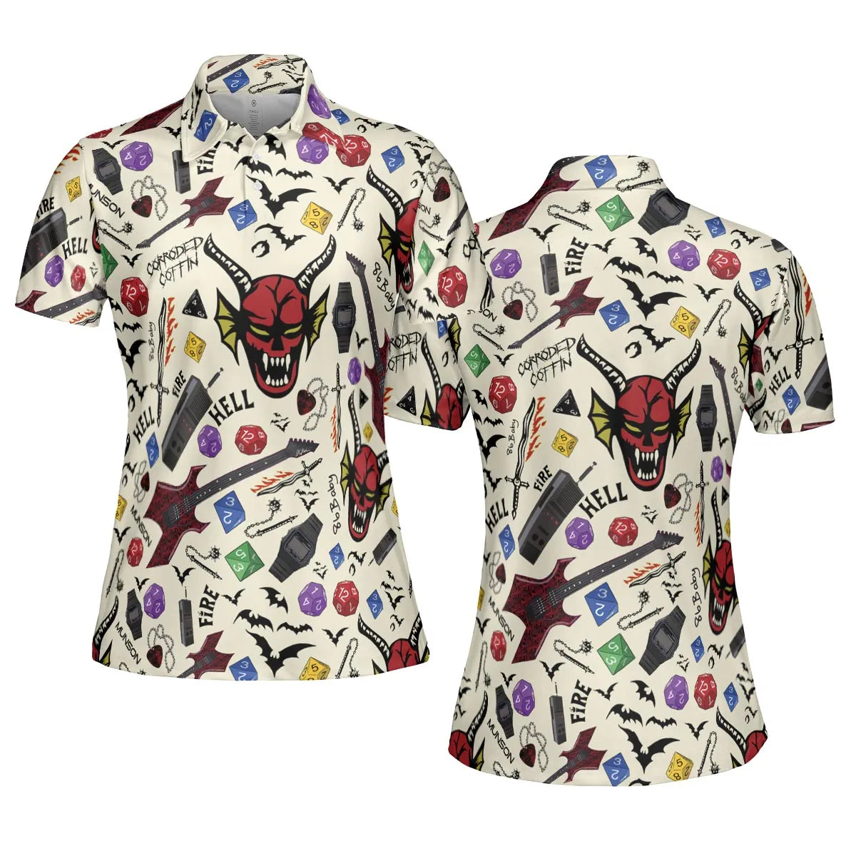 AOP Men/Women Polo Shirt - RJHAKLE8
