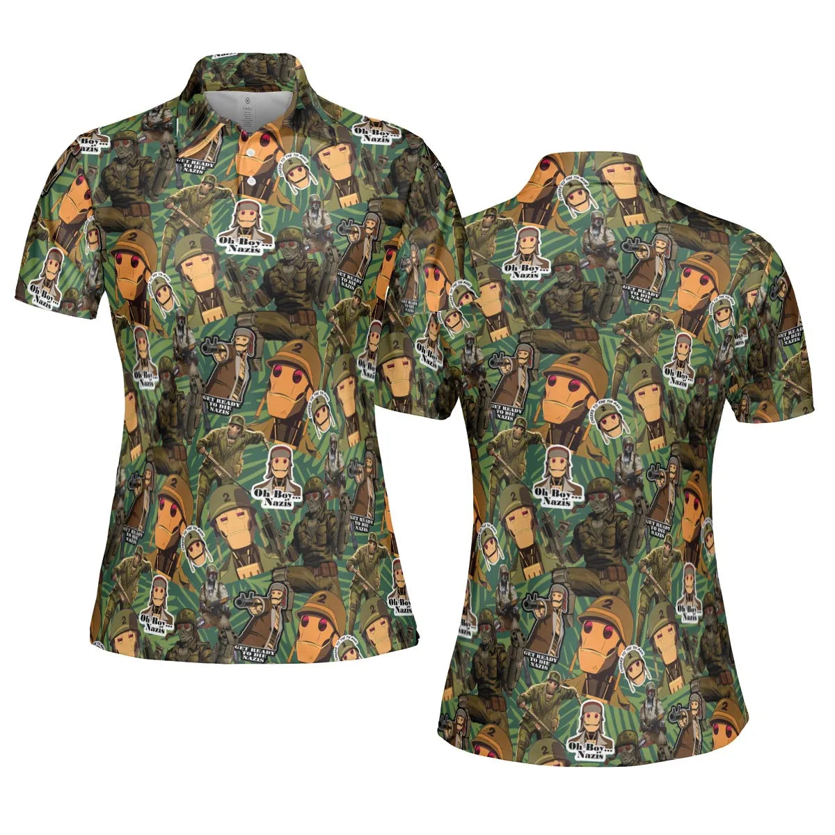 AOP Men/Women Polo Shirt - R8P11EGN