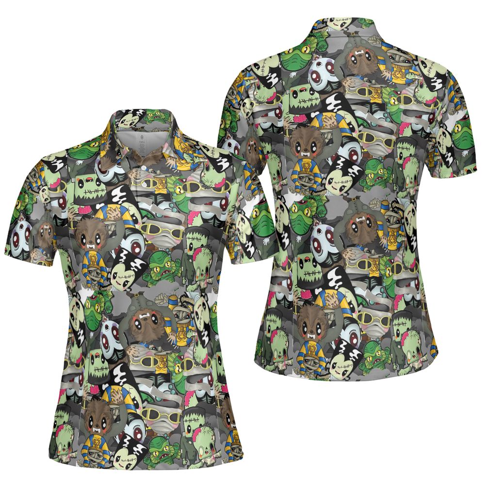 AOP Men/Women Polo Shirt - NLE6MJBF - - 5