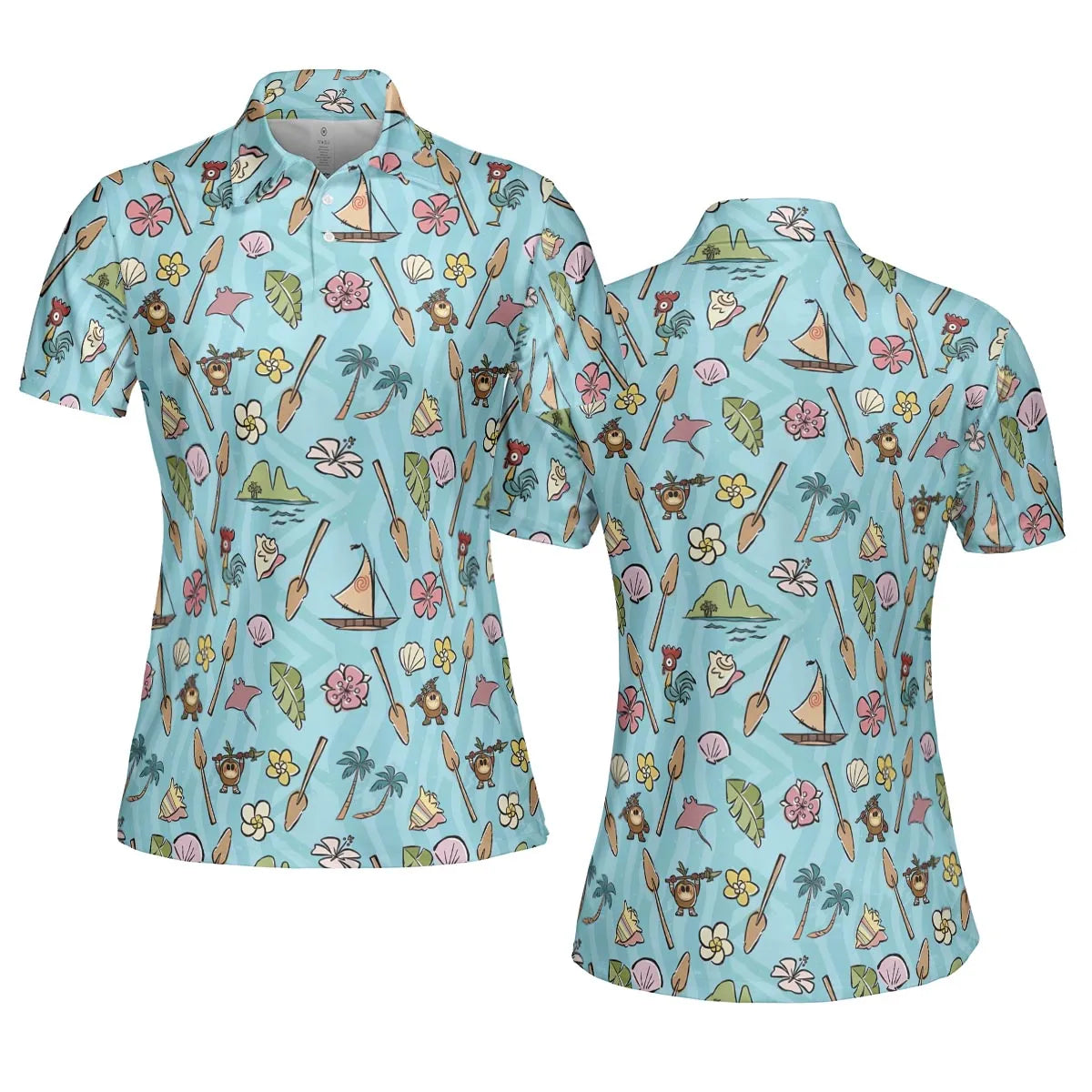 AOP Men/Women Polo Shirt - J8V4LSQP