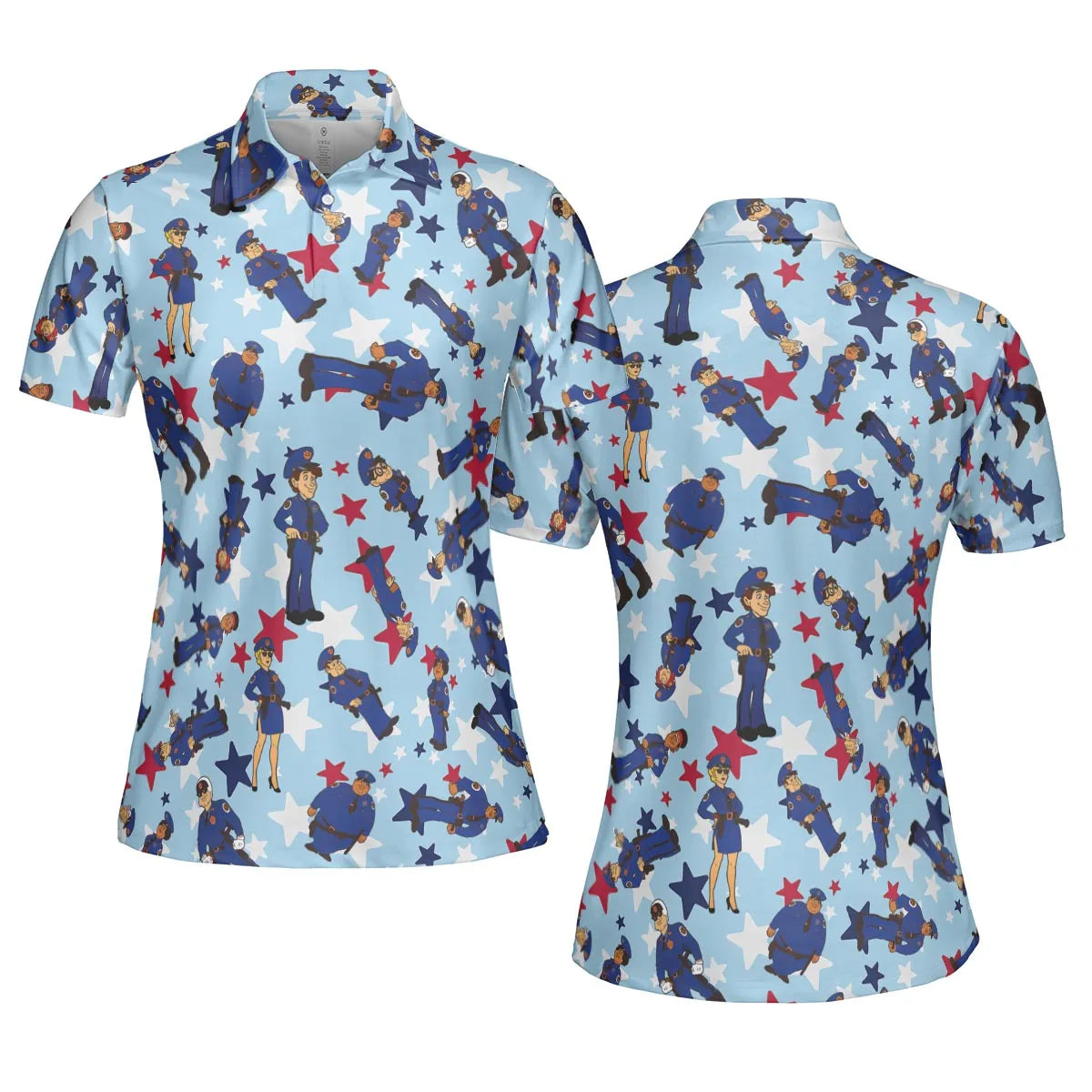 AOP Men/Women Polo Shirt - XAJEYAMZ