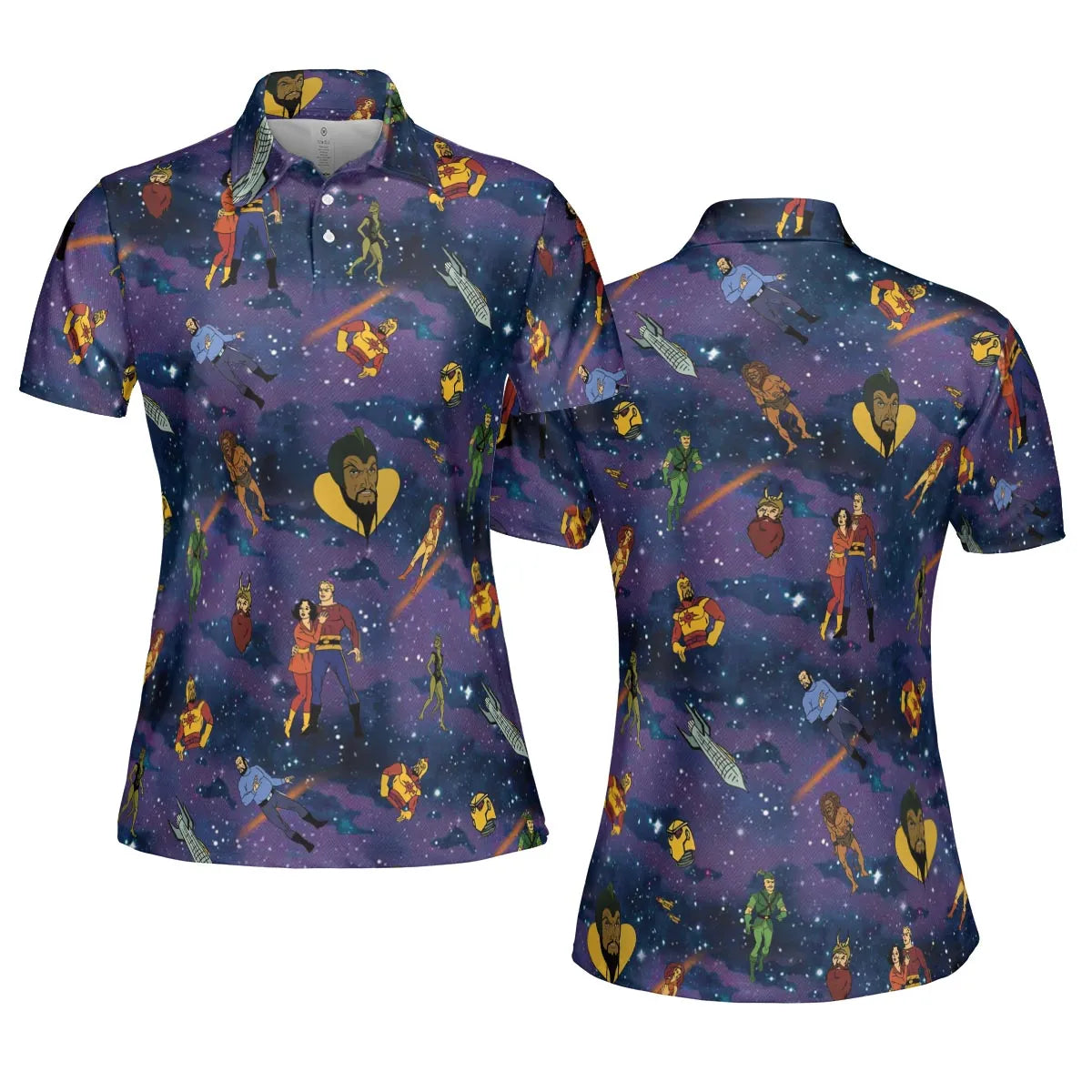 AOP Men/Women Polo Shirt - DEY7QNTV
