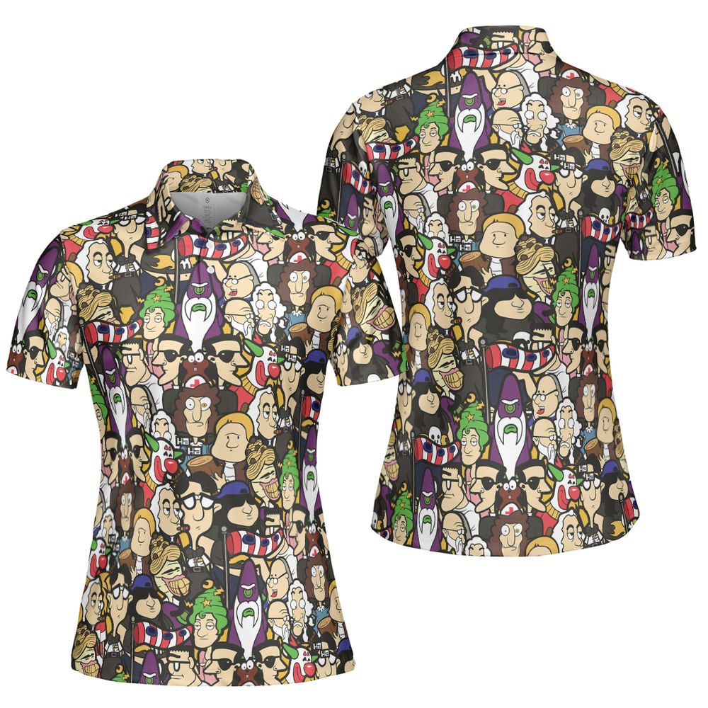 AOP Men/Women Polo Shirt - XXQM6VCR - - 5