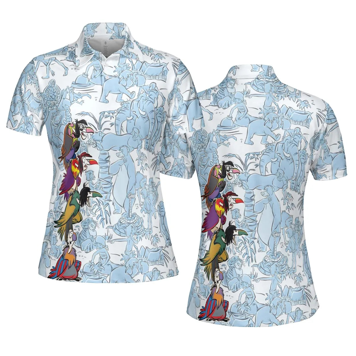 AOP Men/Women Polo Shirt - LQ6EDN6P