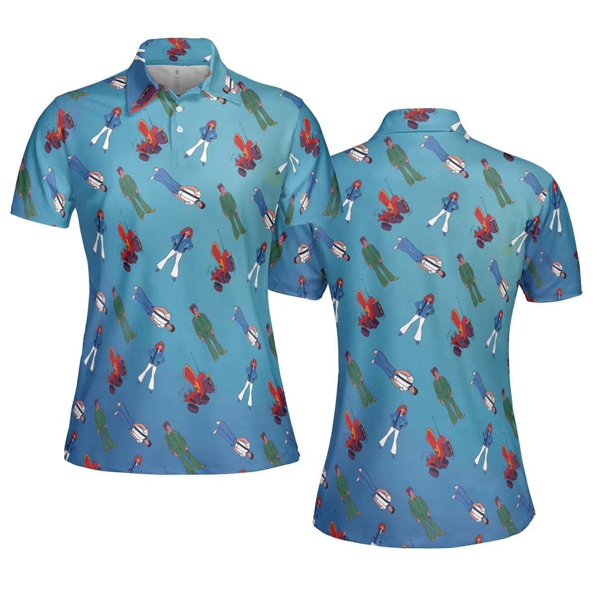AOP Men/Women Polo Shirt - WP8UMDFV