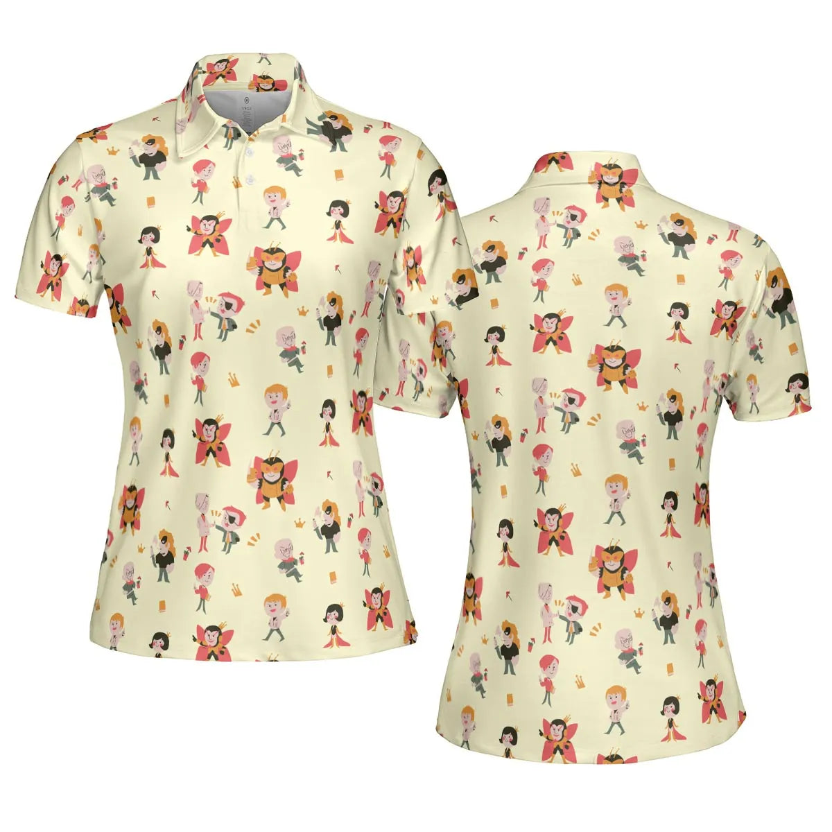 AOP Men/Women Polo Shirt - VDTA32LL