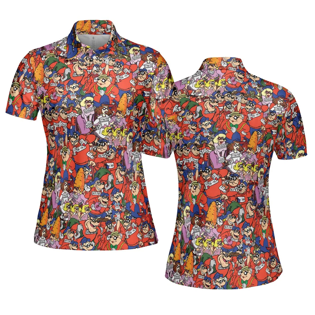 AOP Men/Women Polo Shirt - EQPLYLAC