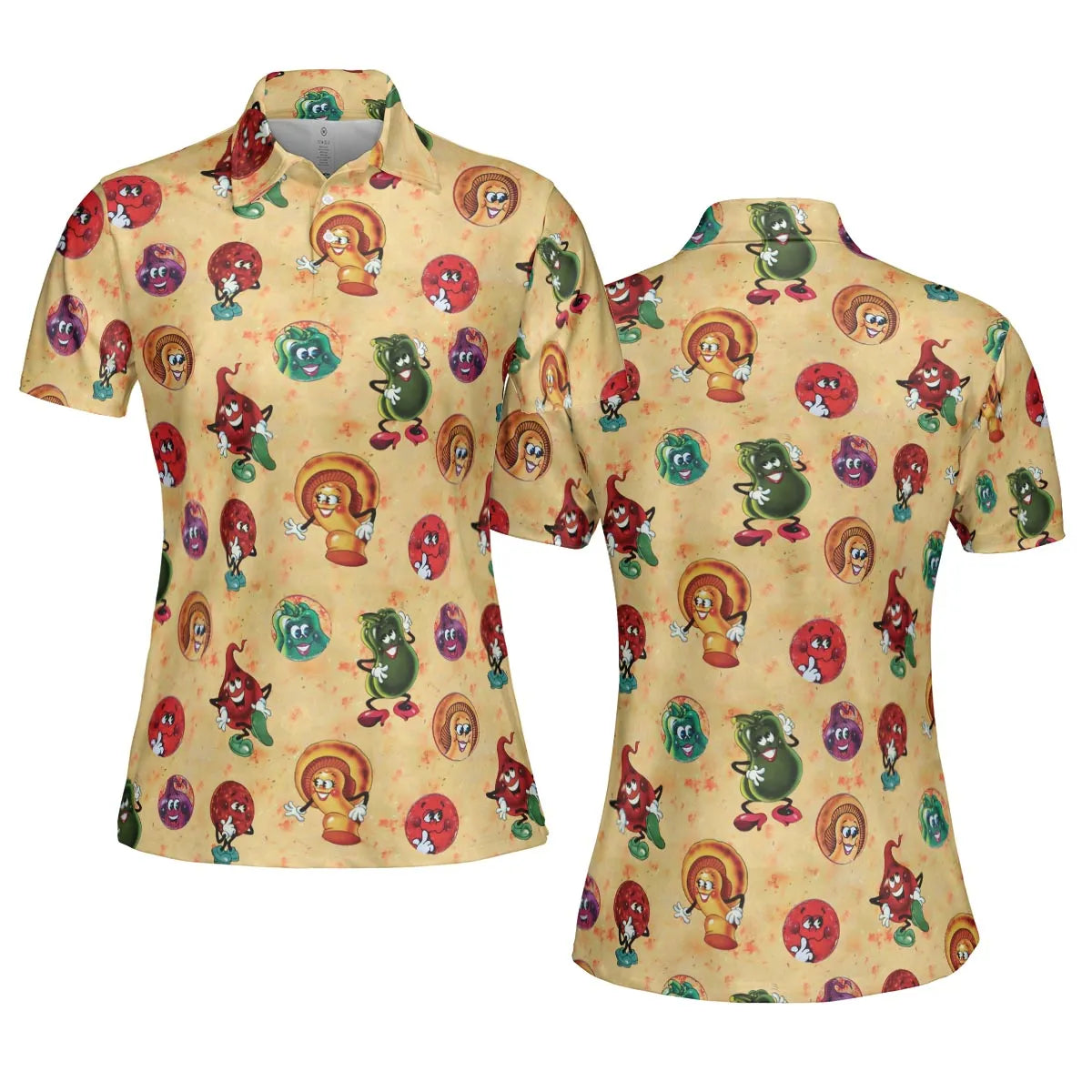 AOP Men/Women Polo Shirt - 4B5Y1RBB