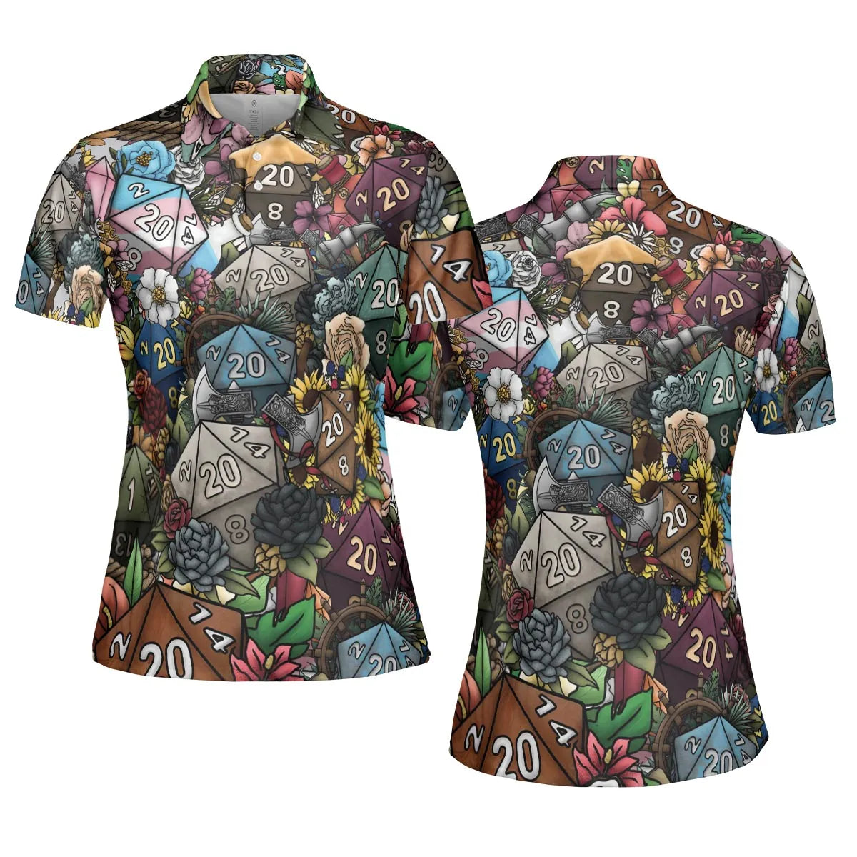 AOP Men/Women Polo Shirt - RJRVFGV4