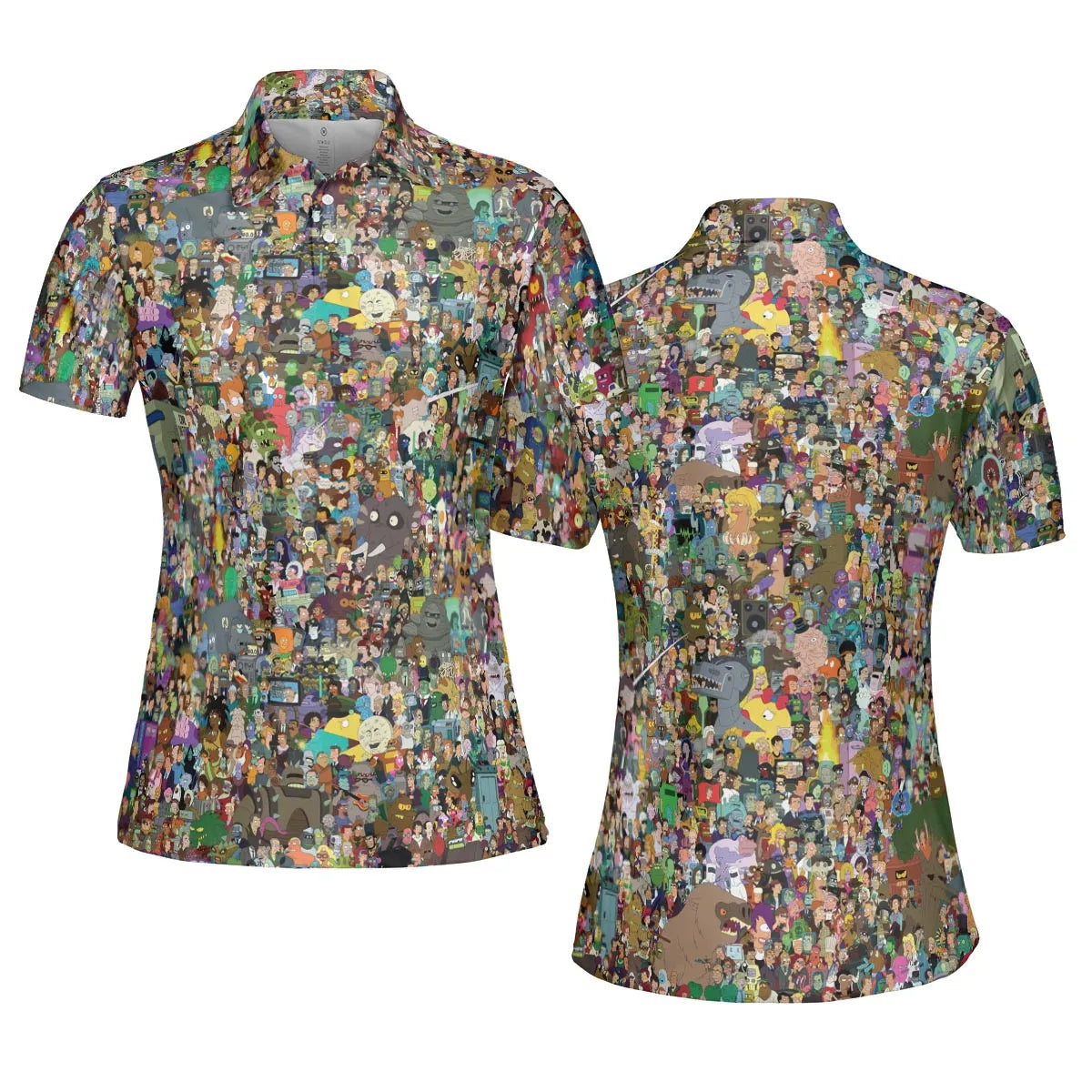 AOP Men/Women Polo Shirt - DLEBDFM1