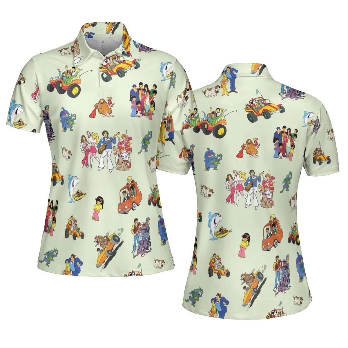 AOP Men/Women Polo Shirt - UC1XRVG4