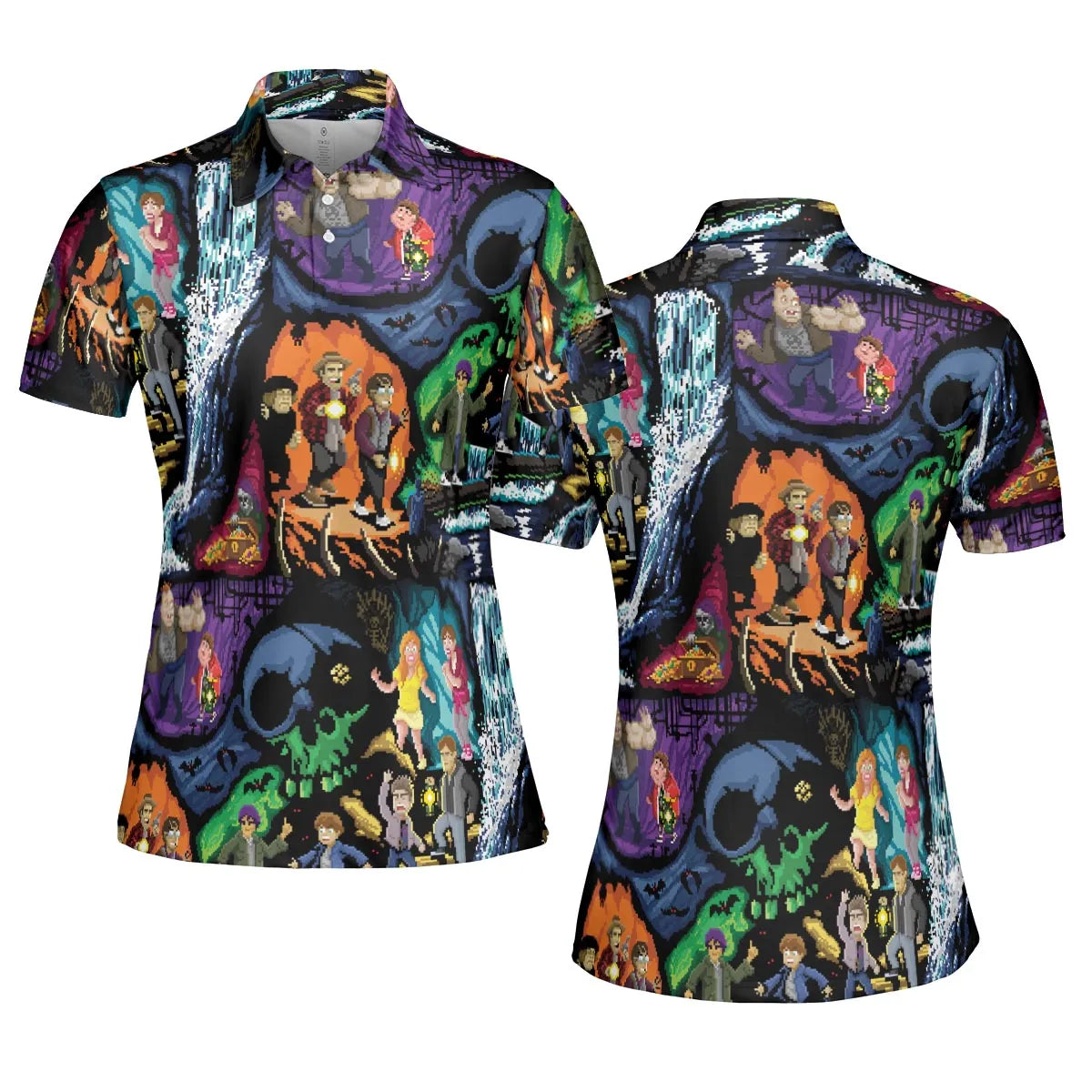 AOP Men/Women Polo Shirt - LR9JZM1C