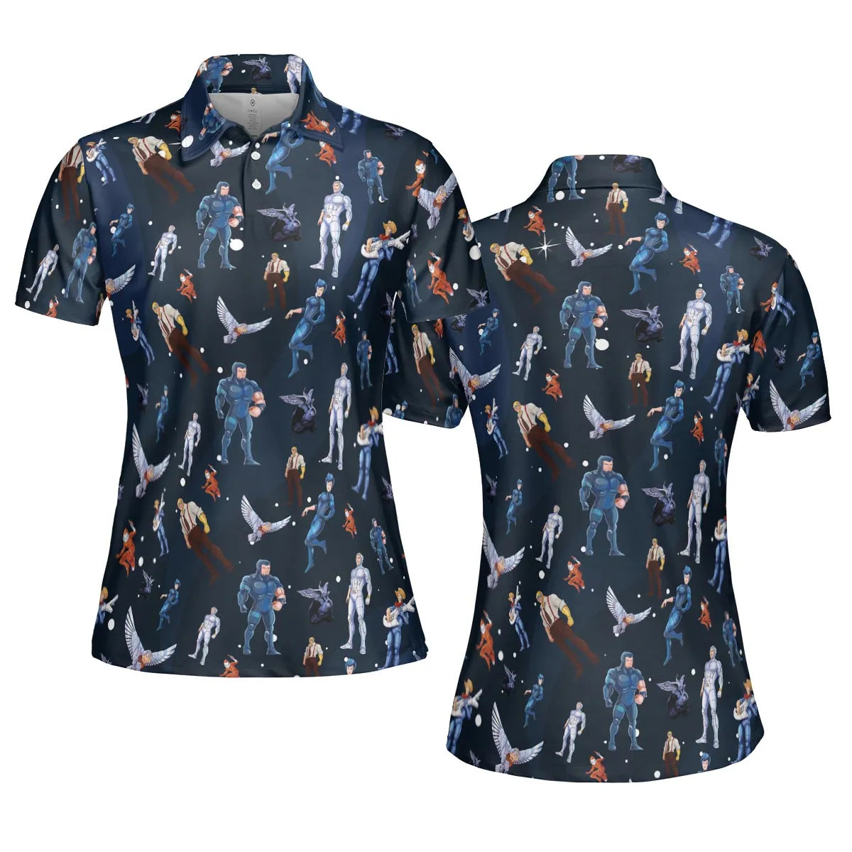 AOP Men/Women Polo Shirt - WBJFMYTB