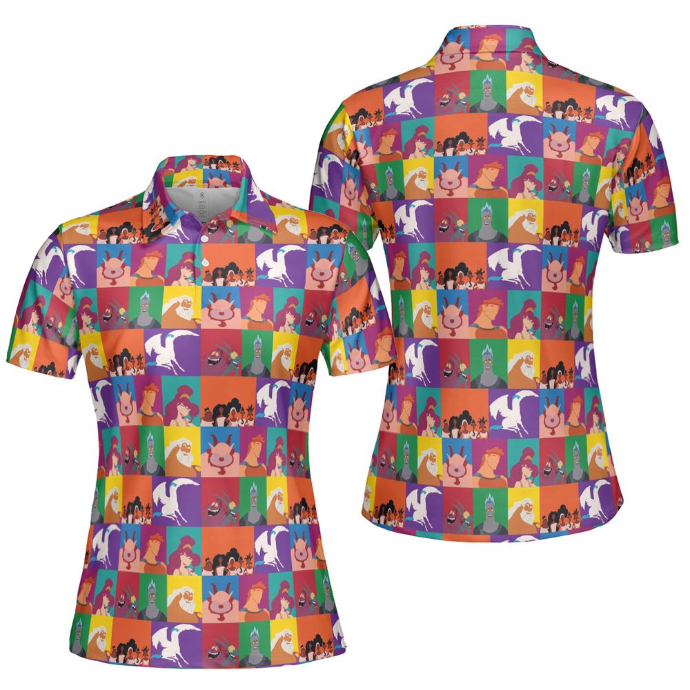 AOP Men/Women Polo Shirt - Q64F7WFE - - 5