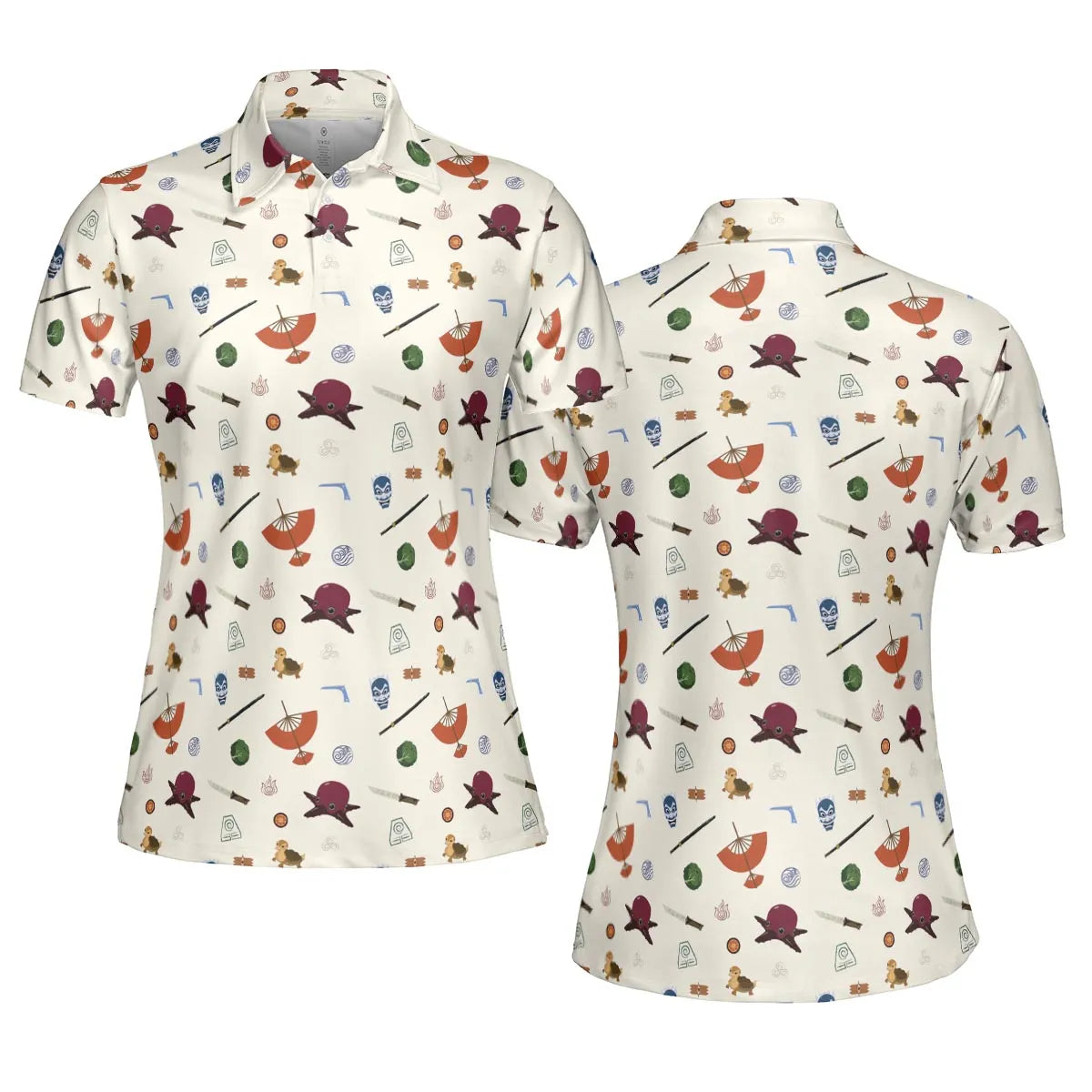 AOP Men/Women Polo Shirt - VA5C1WNJ