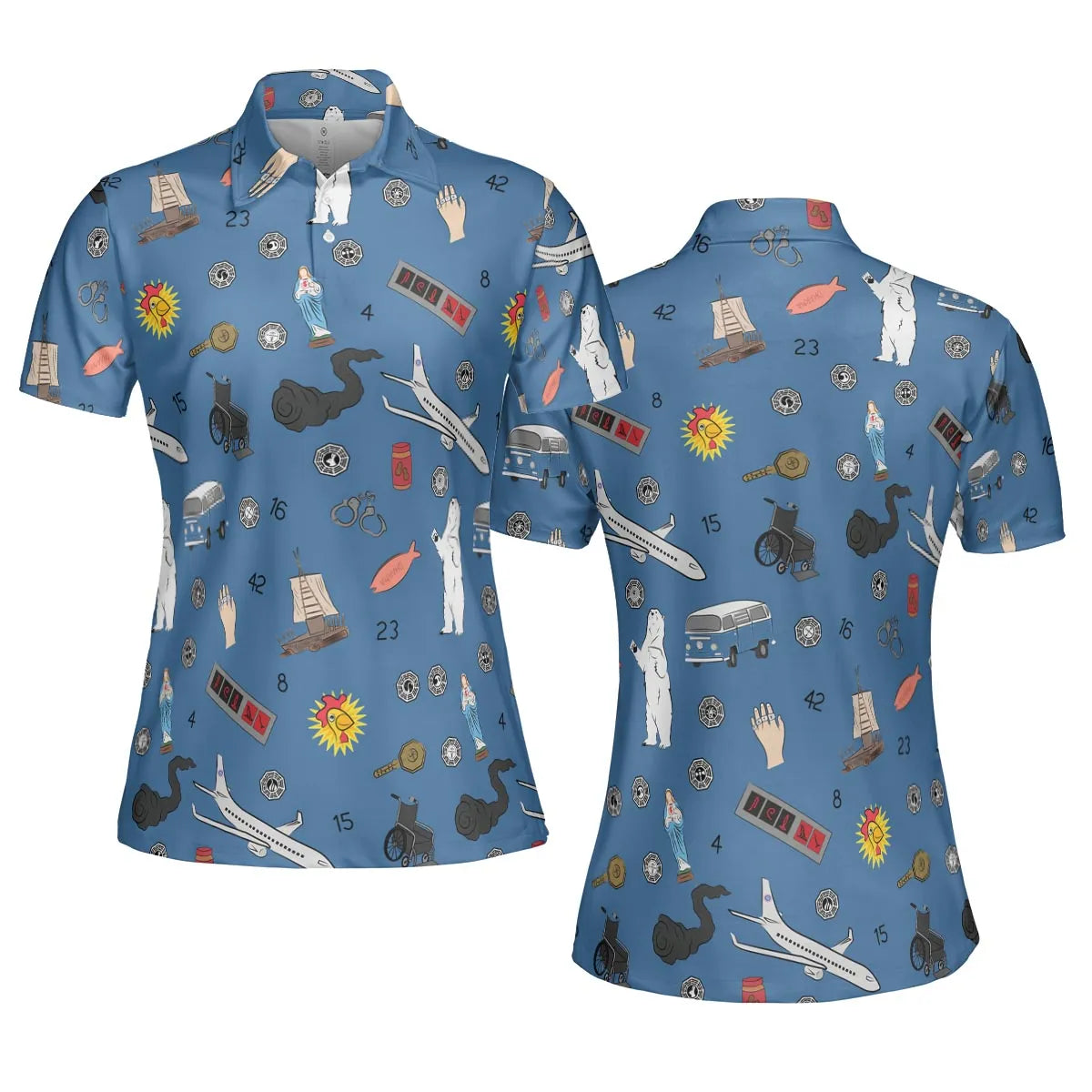 AOP Men/Women Polo Shirt - 6AM7X3MS