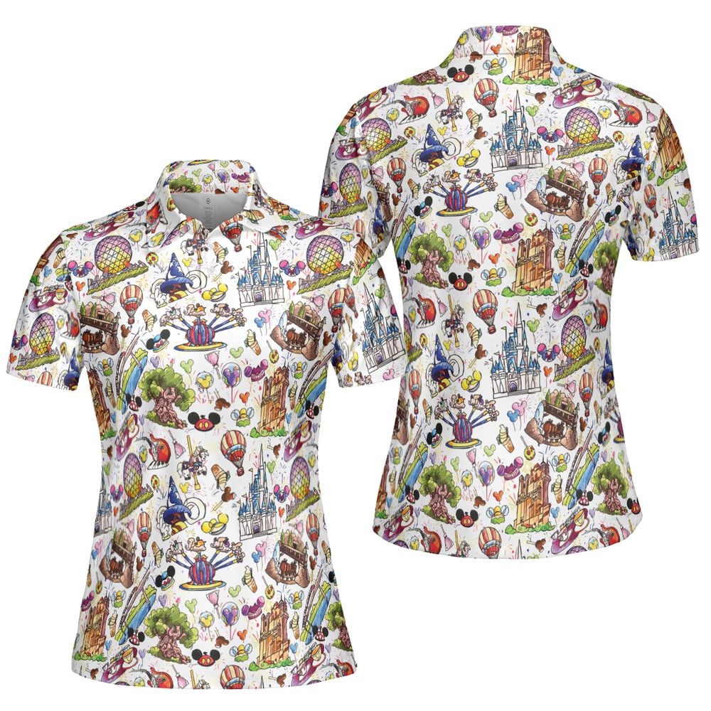 AOP Men/Women Polo Shirt - F18NC6MG - - 5