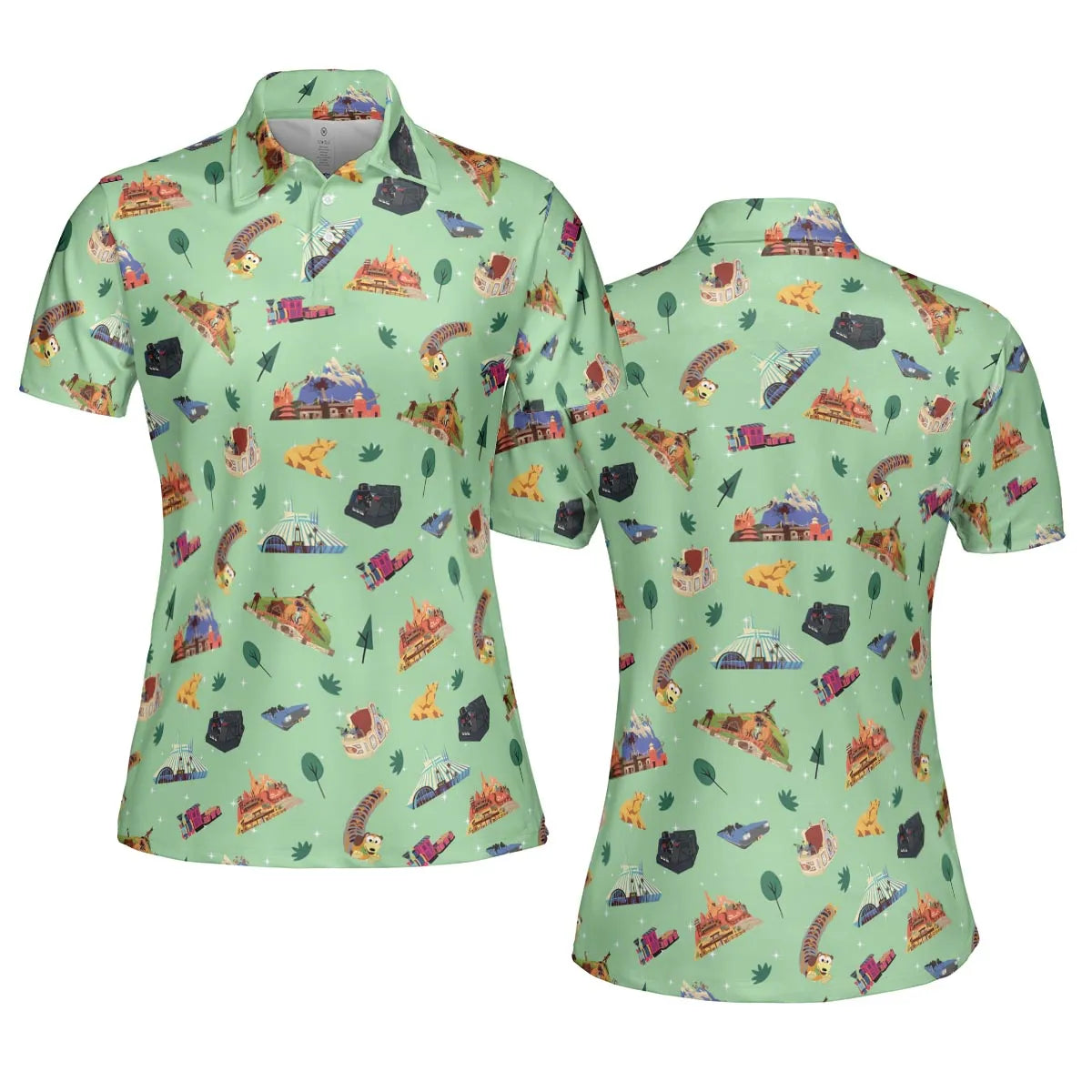 AOP Men/Women Polo Shirt - ZE3WLQYA