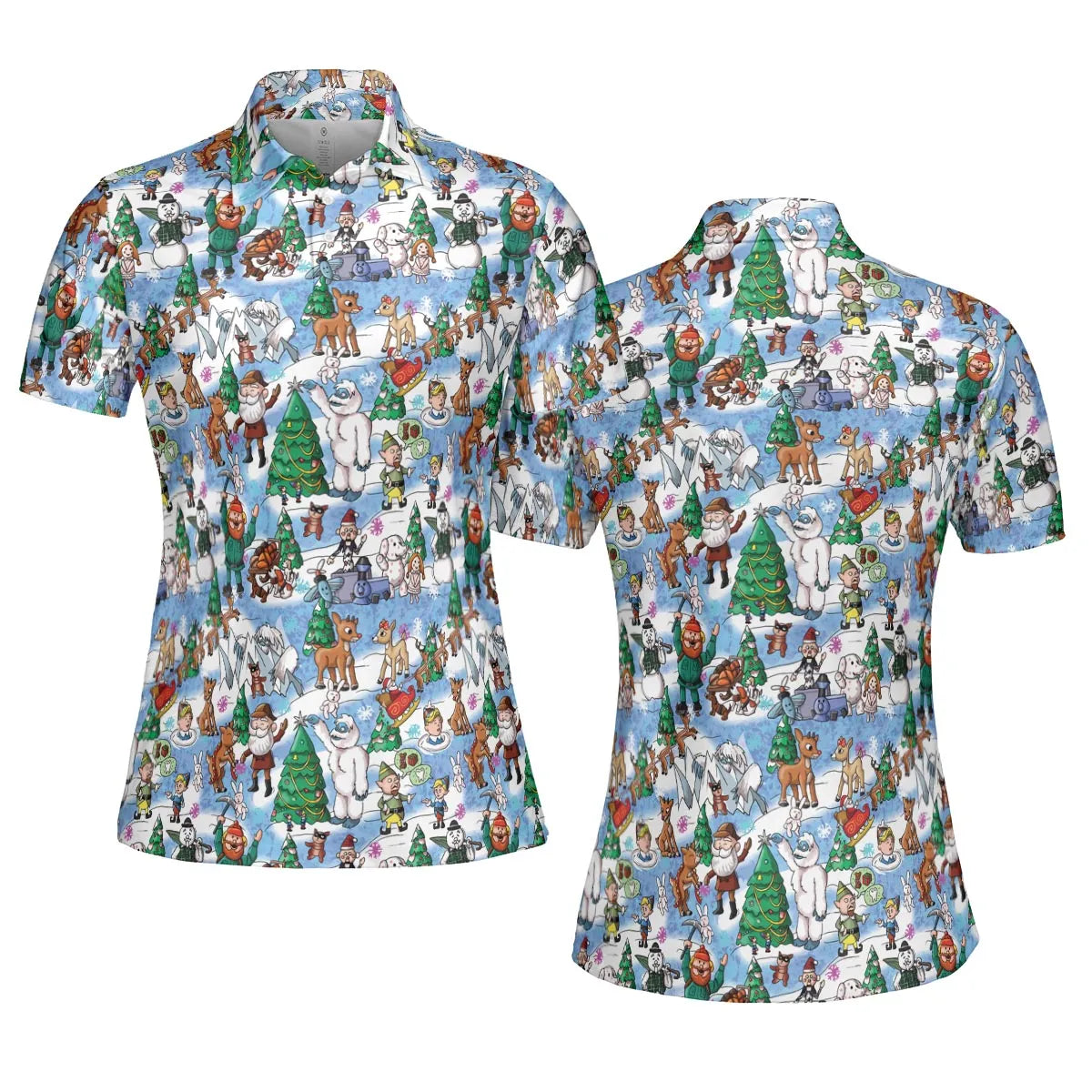 AOP Men/Women Polo Shirt - LU1WLBQQ