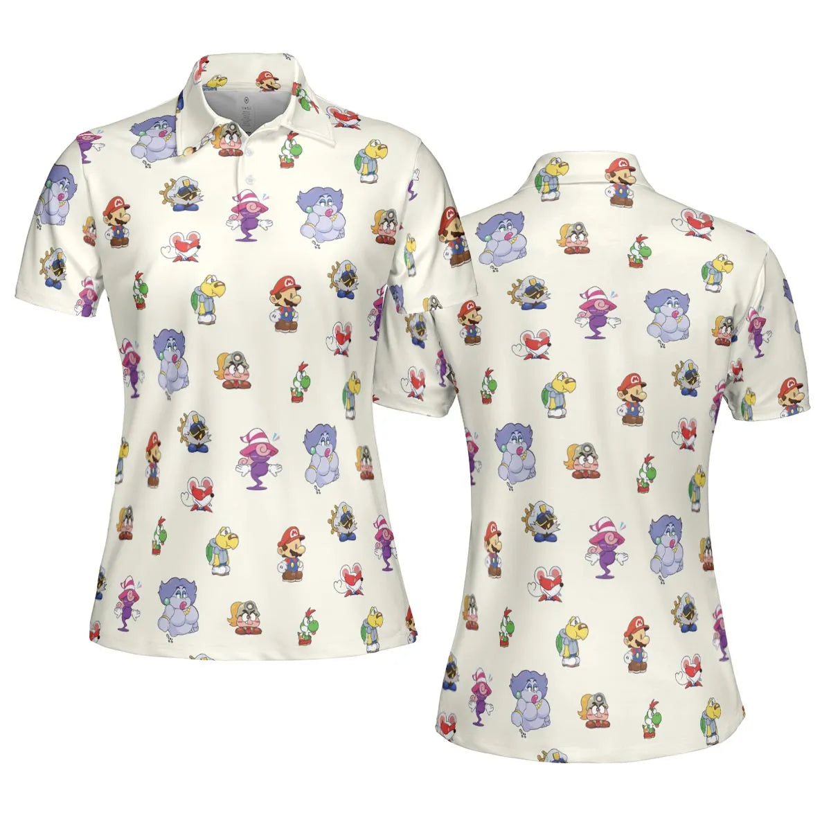 AOP Men/Women Polo Shirt - R44G4PCB