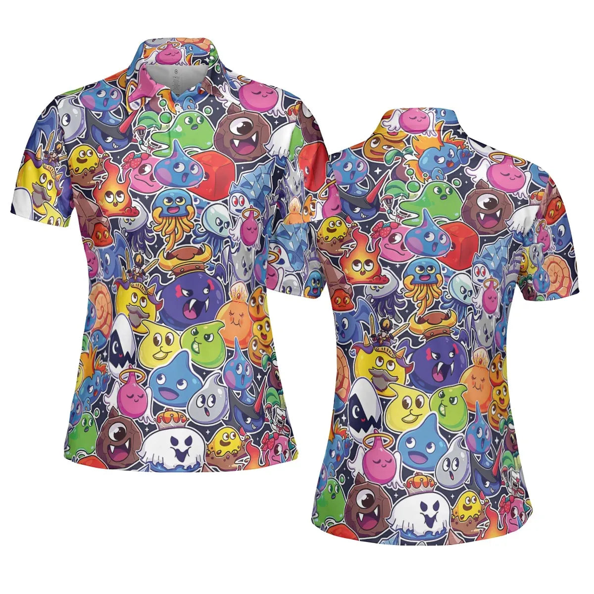 AOP Men/Women Polo Shirt - BCN8PY27