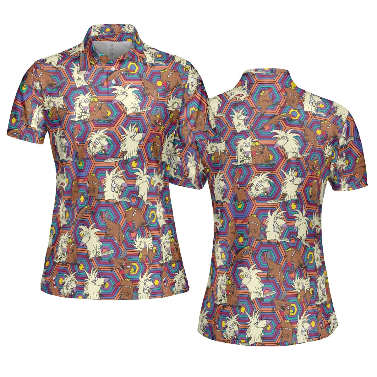 AOP Men/Women Polo Shirt - 48DE68Y6